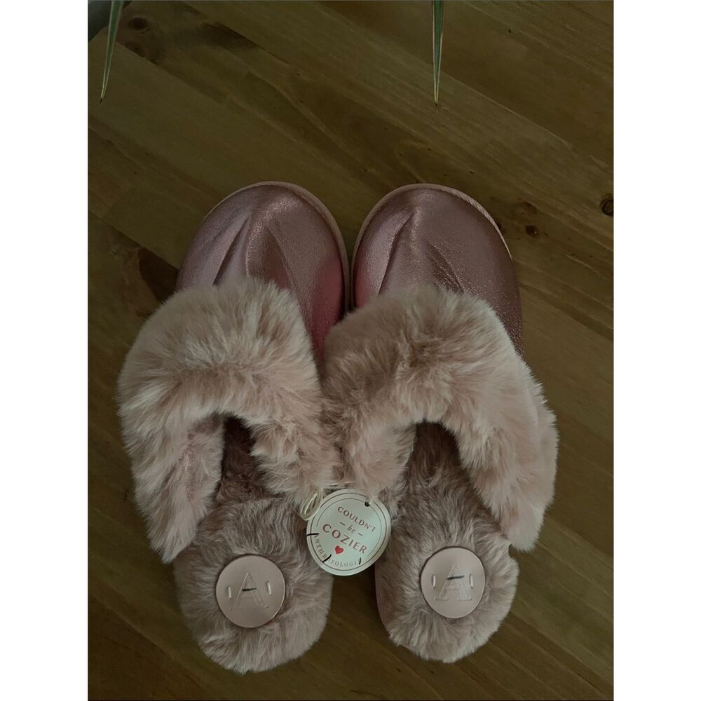 Anthropologie metallic scuff slippers Size M -8.5 US - Picture 6 of 10